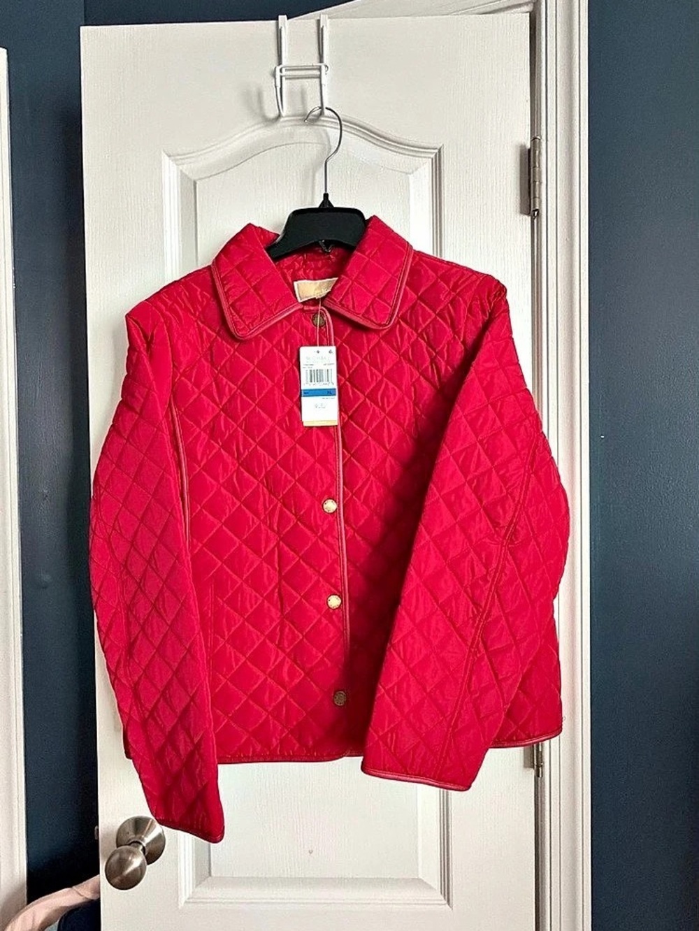 Michael Kors Quilted Jacket in Pink